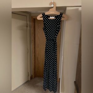 Polka dot dress.